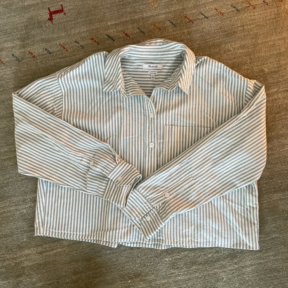 Madewell Cropped Button Down.